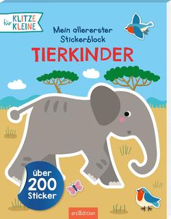 Für Klitzekleine: Mein allererster Stickerblock – Tierkinder von Markiewicz,  Izabella
