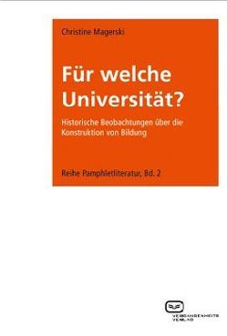 Für welche Universität? von Magerski,  Christine