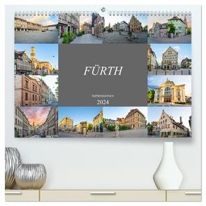 Fürth Impressionen (hochwertiger Premium Wandkalender 2024 DIN A2 quer), Kunstdruck in Hochglanz von Meutzner,  Dirk