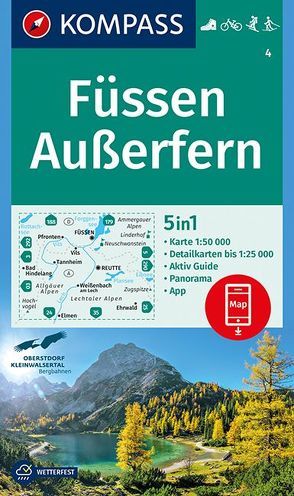 KOMPASS Wanderkarte Füssen, Außerfern von KOMPASS-Karten GmbH