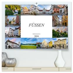 Füssen Impressionen (hochwertiger Premium Wandkalender 2024 DIN A2 quer), Kunstdruck in Hochglanz von Meutzner,  Dirk