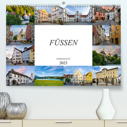 Füssen Impressionen (Premium, hochwertiger DIN A2 Wandkalender 2023, Kunstdruck in Hochglanz) von Meutzner,  Dirk