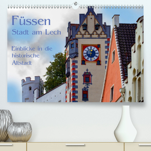 Füssen – Stadt am Lech (Premium, hochwertiger DIN A2 Wandkalender 2021, Kunstdruck in Hochglanz) von brigitte jaritz,  photography