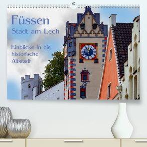 Füssen – Stadt am Lech (Premium, hochwertiger DIN A2 Wandkalender 2022, Kunstdruck in Hochglanz) von brigitte jaritz,  photography
