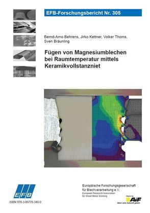 Fügen von Magnesiumblechen bei Raumtemperatur mittels KeramikvolIstanzniet von Behrens,  Bernd-Arno, Bräunling,  Sven, Kettner,  Jirko, Thoms,  Volker