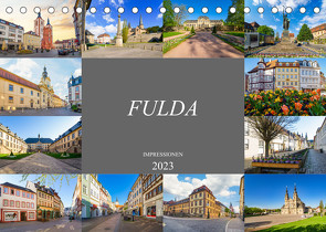 Fulda Impressionen (Tischkalender 2023 DIN A5 quer) von Meutzner,  Dirk