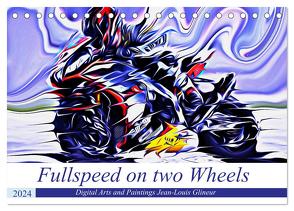 Fullspeed on two Wheels (Tischkalender 2024 DIN A5 quer), CALVENDO Monatskalender von Glineur alias DeVerviers,  Jean-Louis