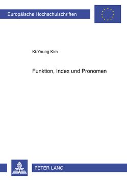 Funktion, Index und Pronomen von Kim,  Ki Young