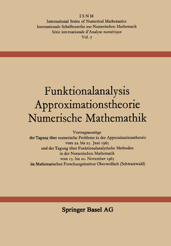 Funktionalanalysis Approximationstheorie Numerische Mathematik von Collatz,  L., Meinardus,  G., Unger,  H.