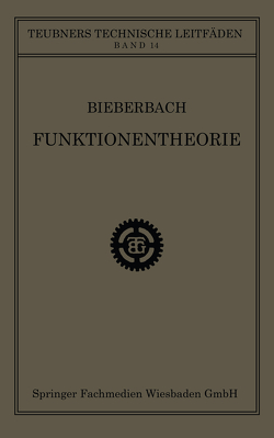 Funktionentheorie von Bieberbach,  Dr. Ludwig