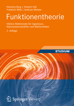 Funktionentheorie von Burg,  Klemens, Haf,  Herbert, Meister,  Andreas, Wille,  Friedrich