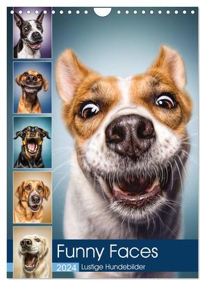 Funny Faces – Lustige Hundebilder (Wandkalender 2024 DIN A4 hoch), CALVENDO Monatskalender von und Stefan Kulpa,  Manuela