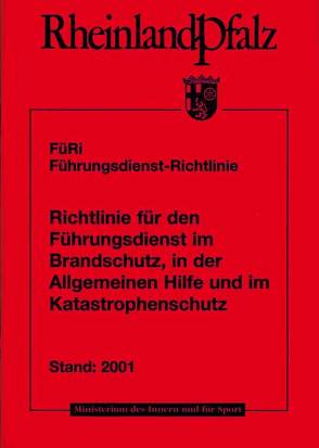 FüRi Führungsdienst-Richtlinien von Ministerium d. Innern u. f. Sport Rheinland-Pfalz