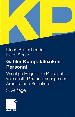 Gabler Kompaktlexikon Personal von Büdenbender,  Ulrich, Strutz,  Hans