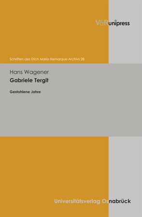 Gabriele Tergit von Wagener,  Hans