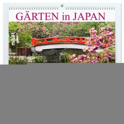 Gärten in Japan (hochwertiger Premium Wandkalender 2024 DIN A2 quer), Kunstdruck in Hochglanz von Balzer,  Tatjana