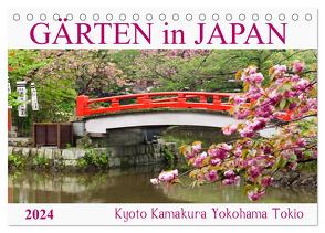 Gärten in Japan (Tischkalender 2024 DIN A5 quer), CALVENDO Monatskalender von Balzer,  Tatjana