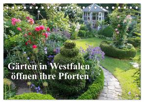 Gärten in Westfalen öffnen ihre Pforten (Tischkalender 2024 DIN A5 quer), CALVENDO Monatskalender von Rusch - www.w-rusch.de,  Winfried