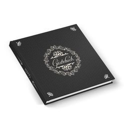 Gästebuch in edlem grau (Hardcover 21×21 cm, Blankoseiten)