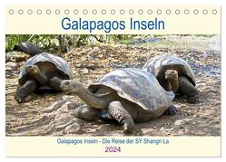 Galapagos Inseln – Die Reise der SY Shangri La (Tischkalender 2024 DIN A5 quer), CALVENDO Monatskalender von Friedrich,  Christine