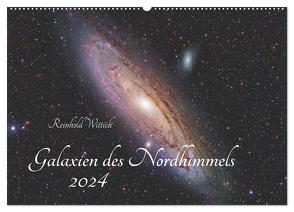 Galaxien des Nordhimmels (Wandkalender 2024 DIN A2 quer), CALVENDO Monatskalender von Wittich,  Reinhold