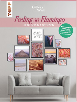 Gallery Wall „Feeling so Flamingo“. 12 Bilder in 4 Größen von Treu,  Frederike