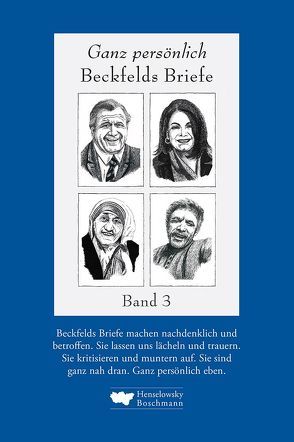 Ganz persönlich: Beckfelds Briefe. Band 3 von Beckfeld,  Hermann, Donatz,  Günter