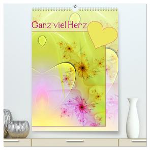 Ganz viel Herz (hochwertiger Premium Wandkalender 2024 DIN A2 hoch), Kunstdruck in Hochglanz von Schönberger,  Susanne