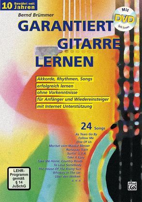 Garantiert Gitarre lernen / Garantiert Gitarre lernen mit DVD von Brümmer,  Bernd
