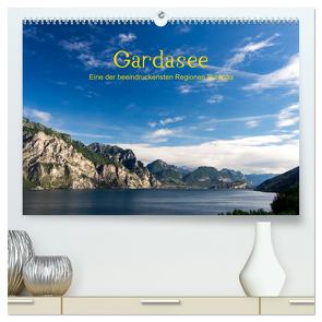 Gardasee / CH-Version (hochwertiger Premium Wandkalender 2024 DIN A2 quer), Kunstdruck in Hochglanz von Kuehn,  Thomas
