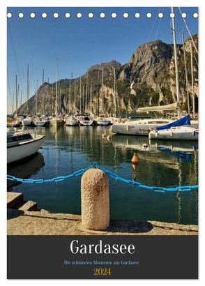 Gardasee – Die schönsten Momente am Gardasee (Tischkalender 2024 DIN A5 hoch), CALVENDO Monatskalender von BALZEREK,  REINHARD