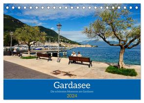 Gardasee – Die schönsten Momente am Gardasee (Tischkalender 2024 DIN A5 quer), CALVENDO Monatskalender von BALZEREK,  REINHARD