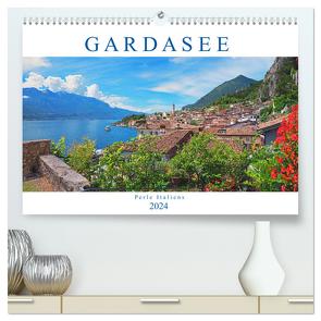 Gardasee – Perle Italiens 2024 (hochwertiger Premium Wandkalender 2024 DIN A2 quer), Kunstdruck in Hochglanz von SusaZoom,  SusaZoom