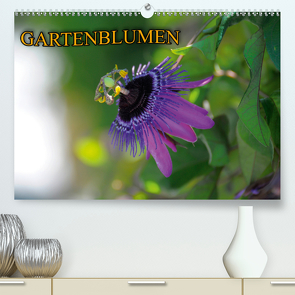 Gartenblumen (Premium, hochwertiger DIN A2 Wandkalender 2021, Kunstdruck in Hochglanz) von Geduldig,  Bildagentur