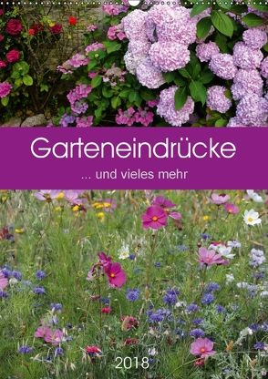 Garteneindrücke (Wandkalender 2018 DIN A2 hoch) von Falke,  Manuela