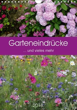 Garteneindrücke (Wandkalender 2018 DIN A4 hoch) von Falke,  Manuela