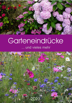 Garteneindrücke (Wandkalender 2023 DIN A2 hoch) von Falke,  Manuela