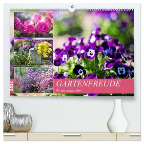Gartenfreude für das ganze Jahr! (hochwertiger Premium Wandkalender 2024 DIN A2 quer), Kunstdruck in Hochglanz von Hurley,  Rose