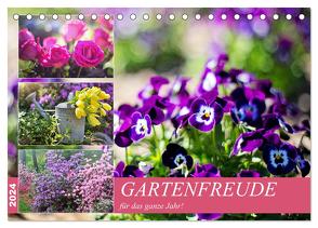 Gartenfreude für das ganze Jahr! (Tischkalender 2024 DIN A5 quer), CALVENDO Monatskalender von Hurley,  Rose
