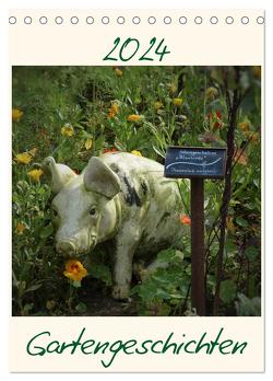 Gartengeschichten (Tischkalender 2024 DIN A5 hoch), CALVENDO Monatskalender von Stehlmann und Helga M. Kaczmarek,  Ute