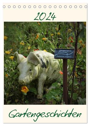 Gartengeschichten (Tischkalender 2024 DIN A5 hoch), CALVENDO Monatskalender von Stehlmann und Helga M. Kaczmarek,  Ute