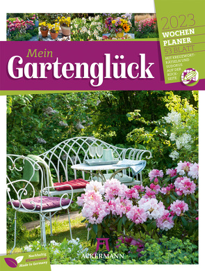 Gartenglück – Wochenplaner Kalender 2023 von Strauß,  Friedrich