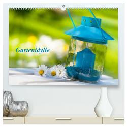 Gartenidylle (hochwertiger Premium Wandkalender 2024 DIN A2 quer), Kunstdruck in Hochglanz von Dzierzawa,  Judith