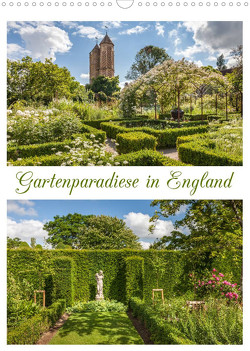Gartenparadiese in England (Wandkalender 2023 DIN A3 hoch) von Mueringer,  Christian