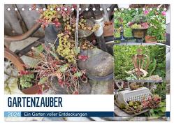 Gartenzauber (Tischkalender 2024 DIN A5 quer), CALVENDO Monatskalender