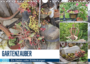 Gartenzauber (Wandkalender 2021 DIN A4 quer) von N.,  N.