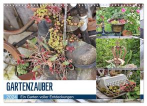 Gartenzauber (Wandkalender 2024 DIN A3 quer), CALVENDO Monatskalender