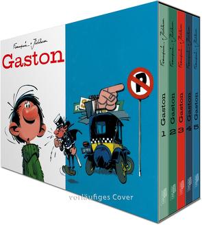 Gaston im Schuber (Hochwertige Jubiläumsedition 100 Jahre Franquin) von Franquin,  André