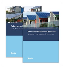 Gebäudeenergiegesetz (GEG) und Bekanntmachungen zum GEG von Bart,  Melanie, Schettler-Köhler,  Horst-P.
