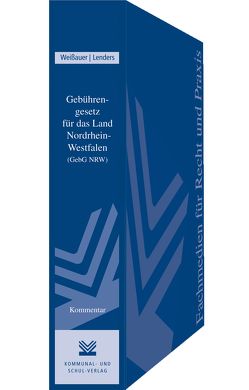 Gebührengesetz für das Land Nordrhein-Westfalen (GebG NRW) von Kalenberg,  Hans P